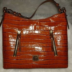 NWOT Dooney Bourke Cooper Croc Hobo Bag